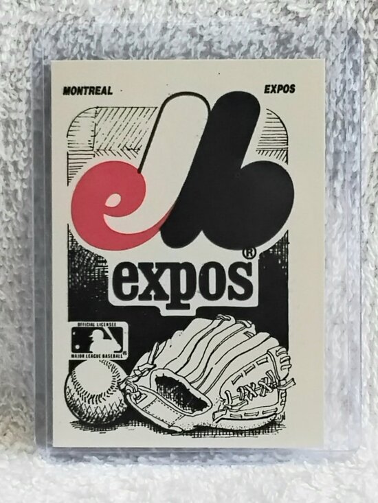 MLB Other - 3/$15 Mint 1987 Fleer Update Montreal Expos MLB Team Logo Sticker Card!!